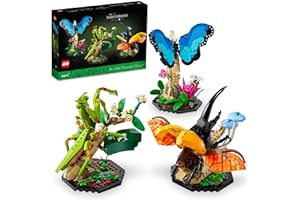 LEGO Ideas The Insect Collection, Fun Gift for Nature Lovers,