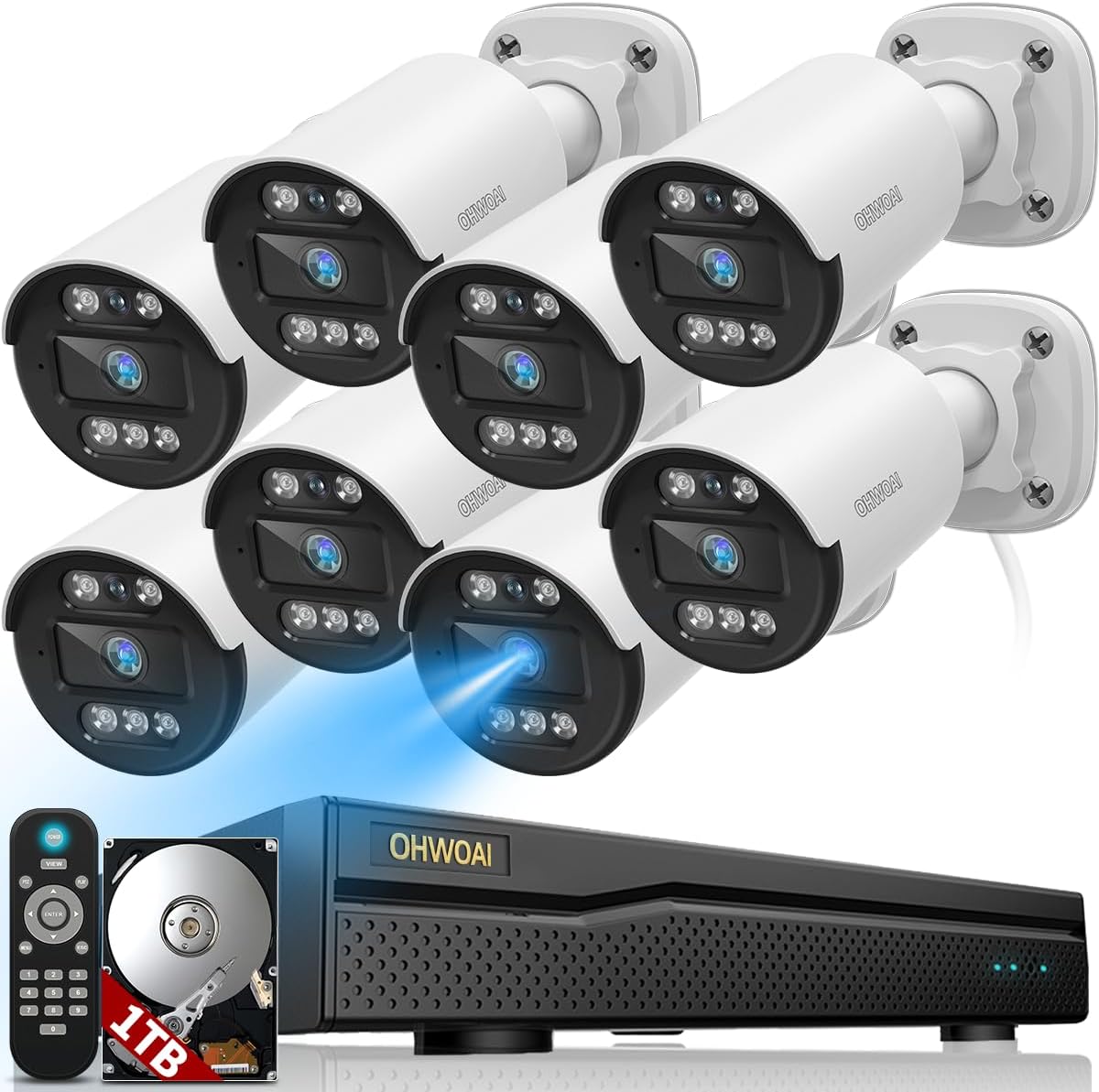 ?122� Wide-Angle & Ultra 5MP Definition?Outdoor Wired Security Camera System,CCTV (b0dj766tcb)