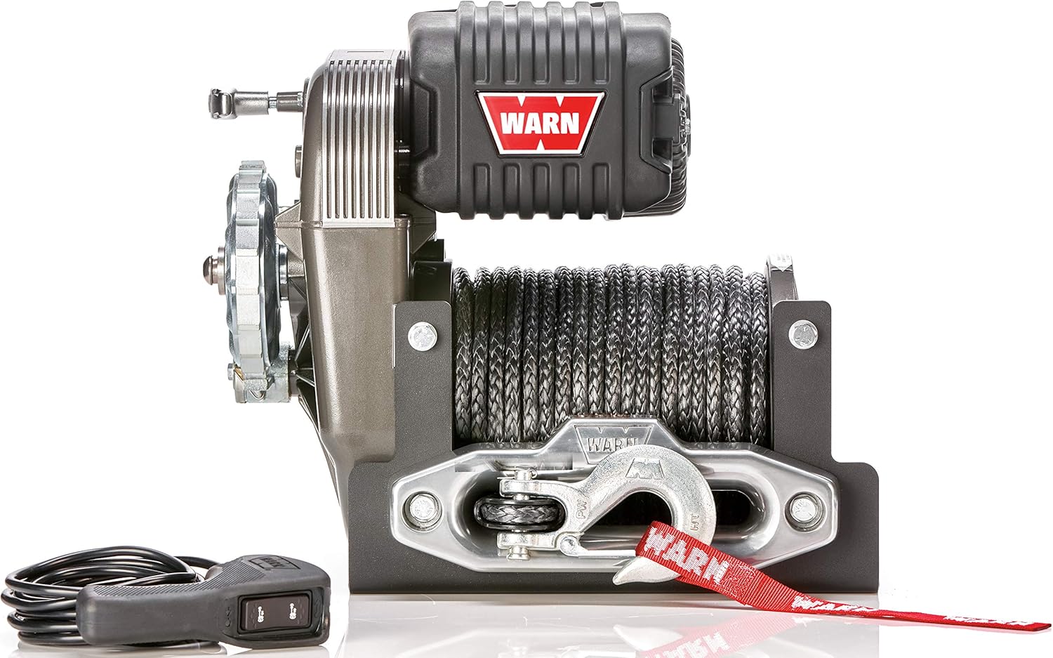 B08971P89X - WARN 106175 M8274-S Winch with Spydura Synthetic Cable Rope: 3/8"