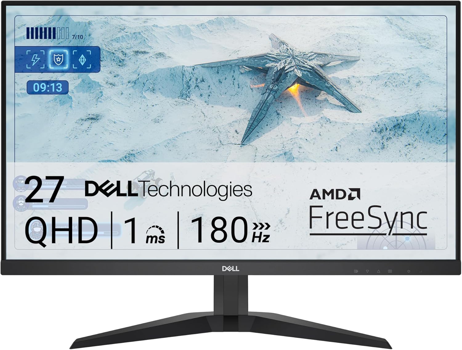 Dell G2725D Gaming Monitor - 27-inch QHD (2560x1440) up to (b0dgmq2m1g)