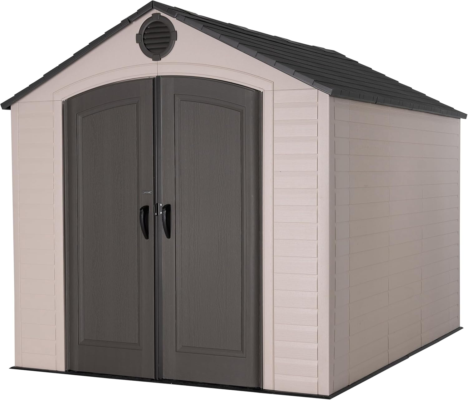 B09VY9Z1JK - Lifetime Outdoor Storage Shed, 8 x 10 Feet